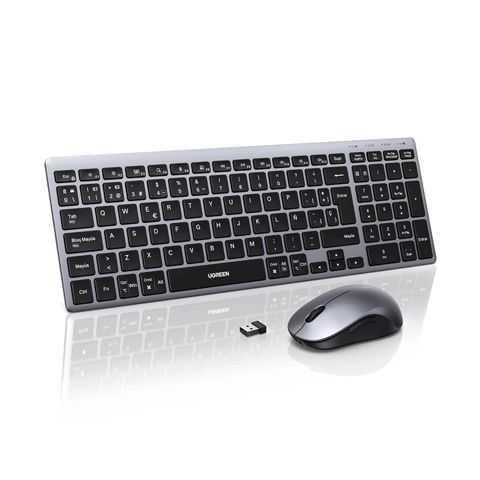 85513RU Ugreen Wireless Keyboard and Mouse Combo MK552 - Klaviatura və mouse dəsti — Bakı