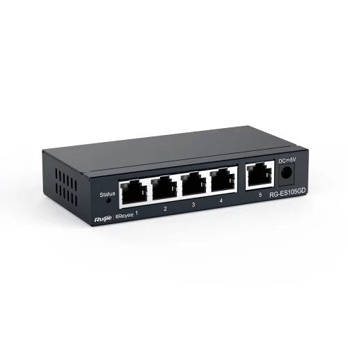 5-Port Gigabit Switch Reyee RG-ES105GD — Kommutatorlar və marşrutlayıcılar, Bakı (2)