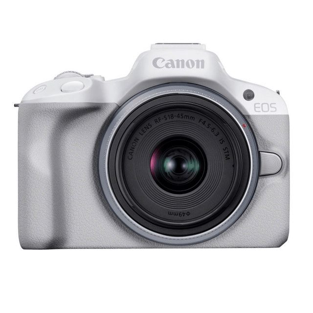 Fotoaparat Canon EOS R50 WH + Lens RFS18-45 S 5812C030 — Fotoaparat, Bakı