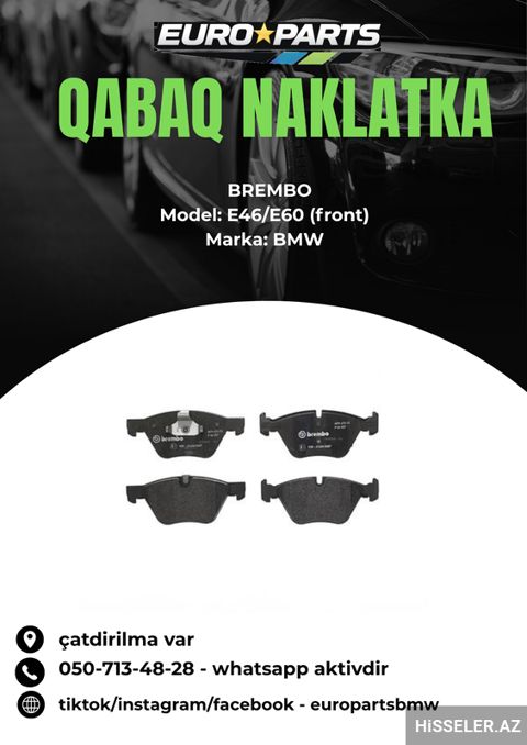 Bmw E46 E60 Qabaq Naklatka — Bakı