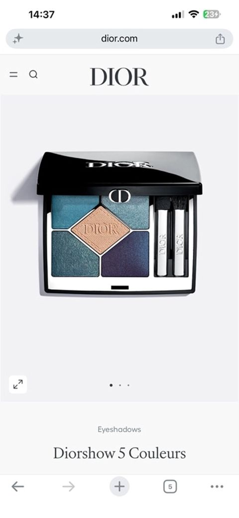 Dior Diorshow goz kölgəsi palitrası. tester. Original — Bakı