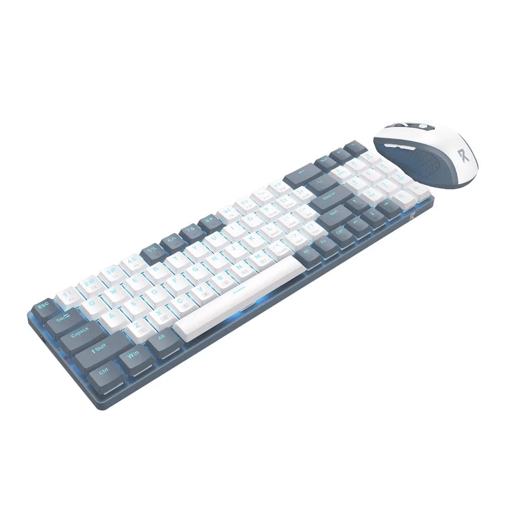 Redragon Klaviatura və Mouse dəsti BS-8772GW Wireless Mechanical Keyboard and Mouse Combo — Kompüterlər və noutbuklar, Bakı (2)