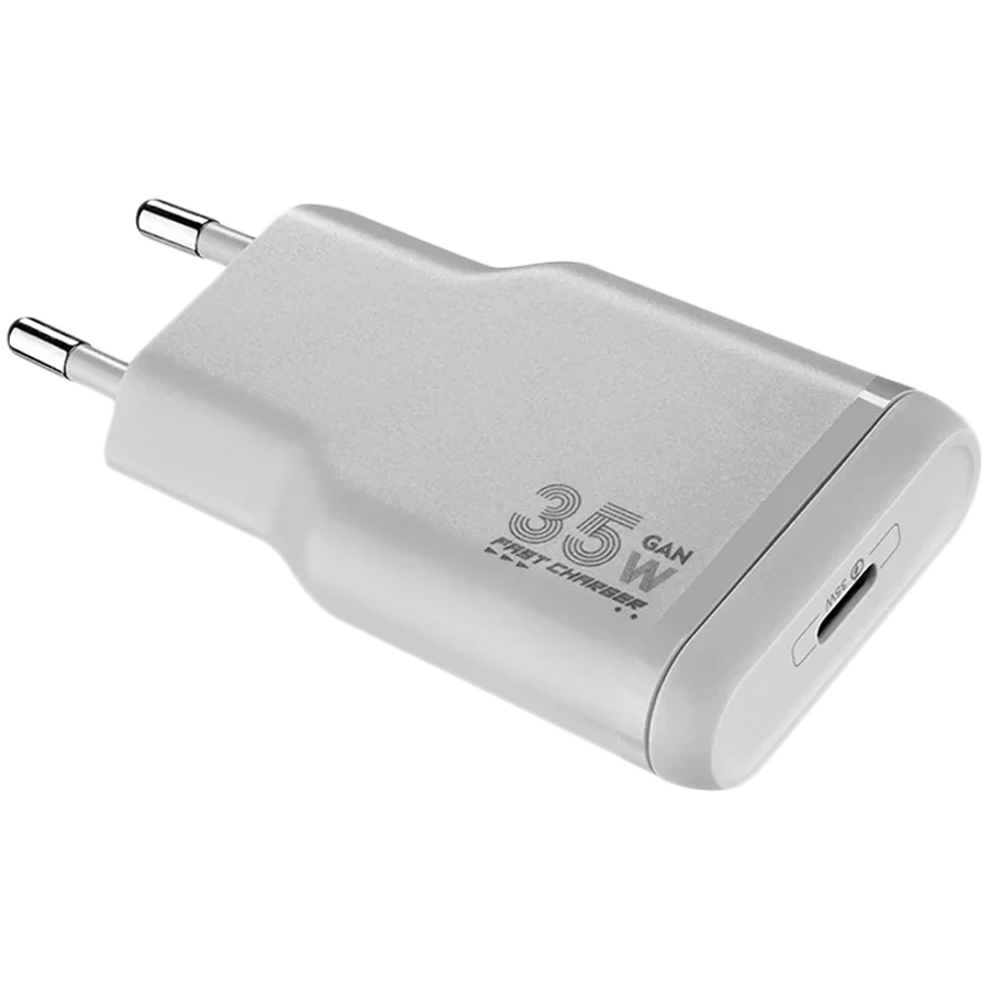 Qidalanma adapteri Tucano One Power Kit 35 Vt GaN Usb‑c + Cable, Boz — Smartfon aksesuarları, Bakı (2)