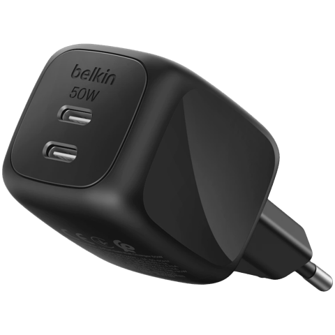 Qidalanma adapteri Belkın Usb-c, 50 Vt, Qara — Zaryadlovchi qurilmalar