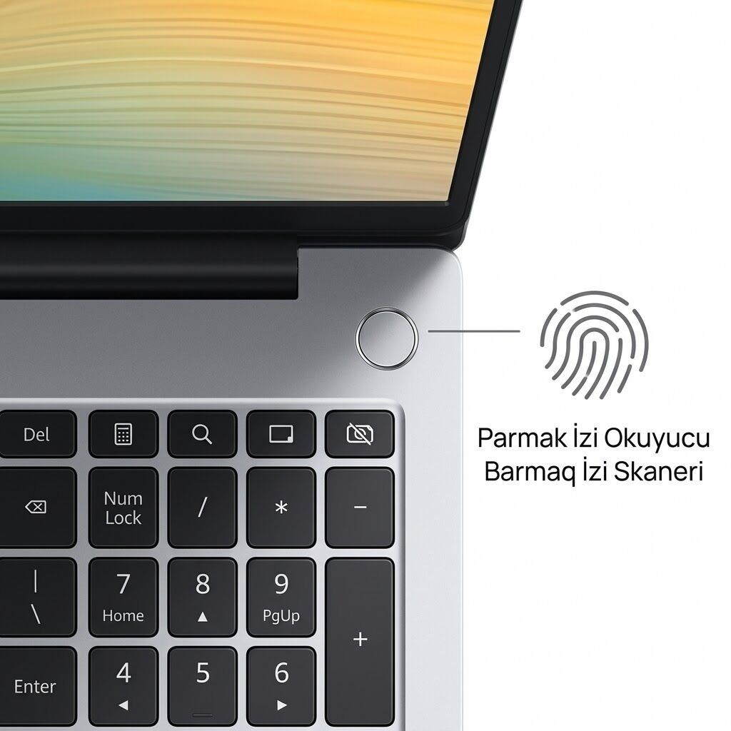 Təzədən fərqlənməyən, ideal vəziyyətdə Huawei Mclf-x satılır Noutbuku — Huawei, Bakı (8)