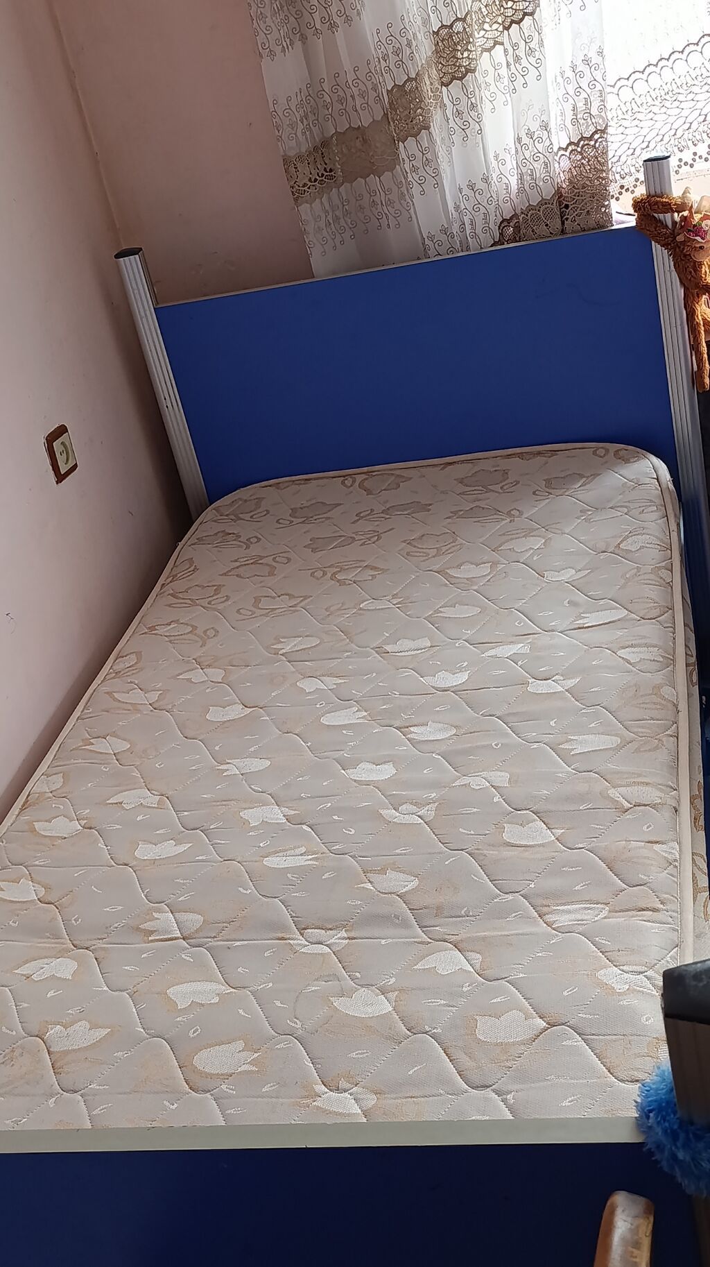 Oğlan üçün, İşlənmiş, Çarpayı, Bazasız, Matras ilə, Siyirməsiz — Yataqlar, Sumqayıt (5)