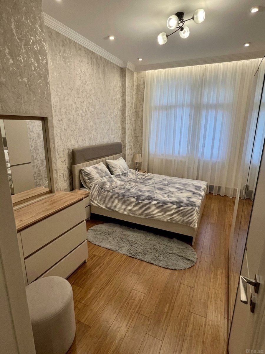 İcarəyə verilir 2 otaqlı yeni tikili 85 m² — Mənzil, Bakı (4)