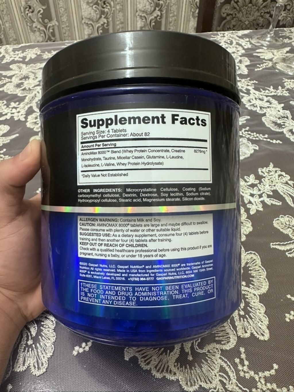 Gaspari Nutrition AminoMax 8000 – idmançılar və bodibilderlər üçün — İdman qidası və əlavələr, Saray (2)