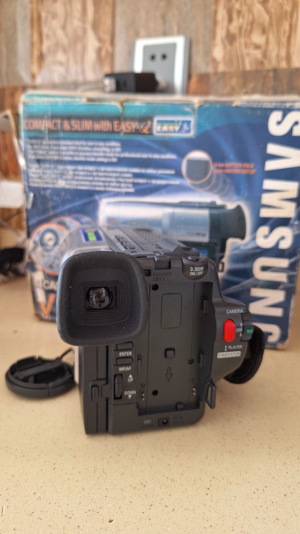 Samsung VP-L600 PAL 8mm videokamera - 8mm kasetlə (Hi8 uyğun) çəkiliş — Video kamera, Bakı (4)