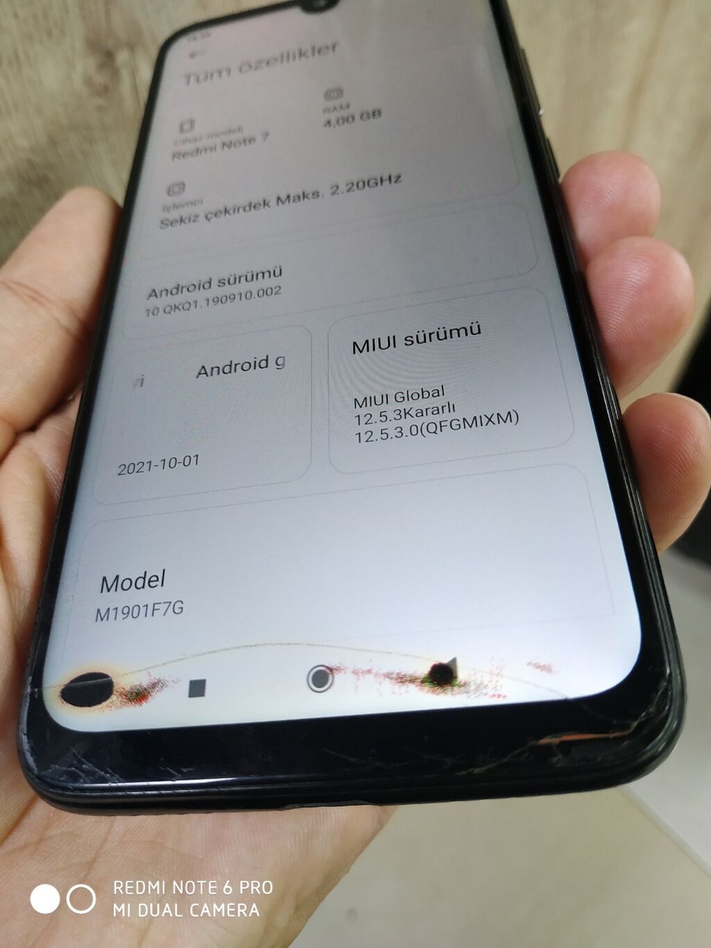 Redmi Note 7, 64 GB, rəng - Qara, Barmaq izi — Xiaomi, Masazır (3)
