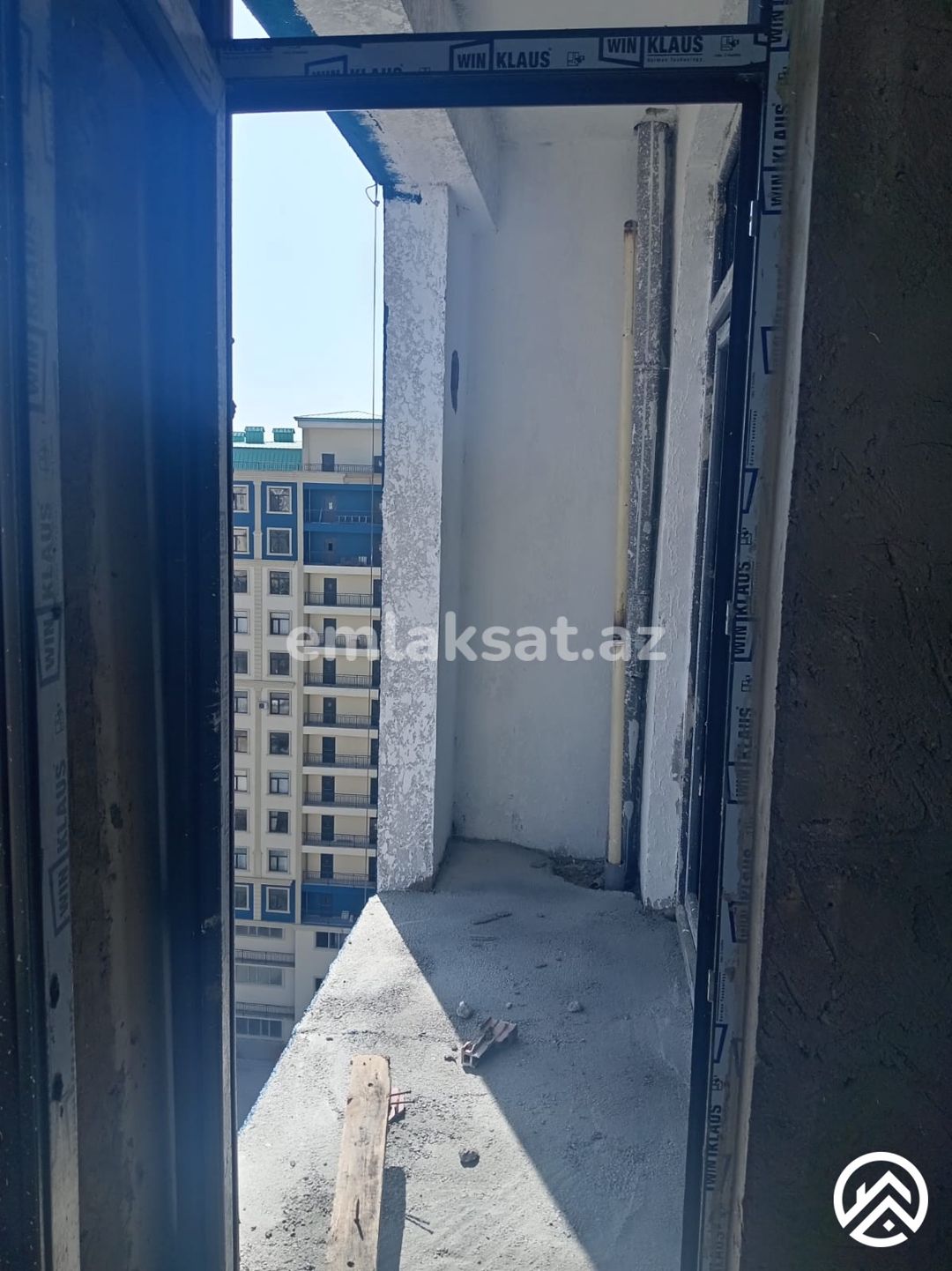 Satılır 1 otaq yeni tikili 44.3 m², İnşaatçılar metrosu — Mənzil, Bakı (3)