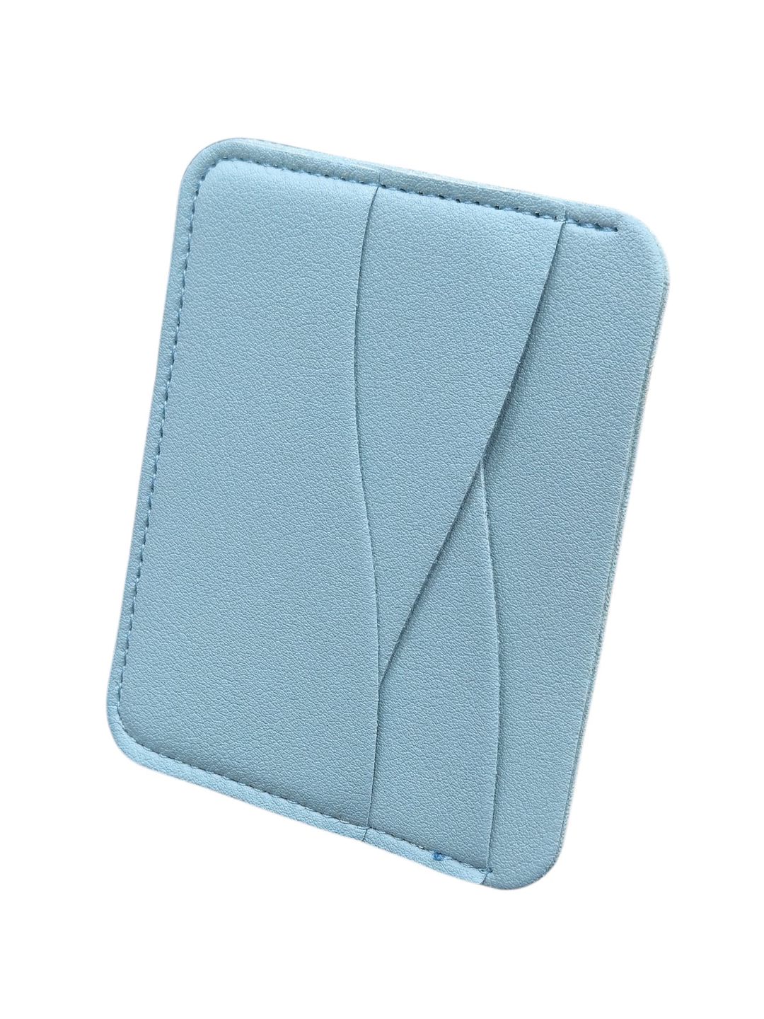 Kredit kartları qabı Unisex Açıq mavi, poliuretan, 4 bölməli, 10x8 sm, Çin istehsalı - WCo_Cardholder_KB-312_Light-Blue — Mallar, Bakı (2)