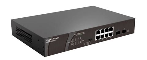 Reyee Switch RG-ES110GDS-P (8 x 1000M copper ports and 2 x 1000M uplink SFP ports: 8 ports for PoE/PoE+, with the maximum PoE power up to 120 W; unman — Bakı