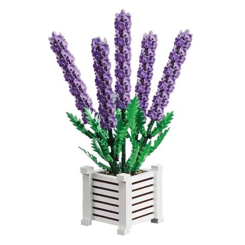 Konstruktor Gül 101 (401-49), plastik, 6+ yaş, 101 hissə, 36 sm hündürlük, dekor və oyun üçün idealdır - LG401-49 — Bakı