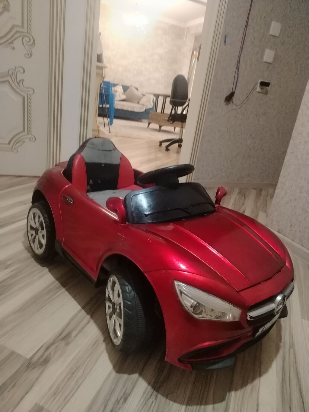 Uşaqlar üçün elektrikli miniatür maşın – kabriolet tipli, metalik — Uşaq avtomobilləri, Bakı (2)