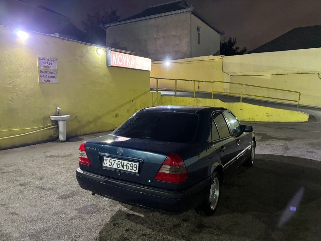 Mercedes C 200, 2.0 L, 1996 il, 338 000 km 57-BM-699 — Avtomobillər, Bakı (6)