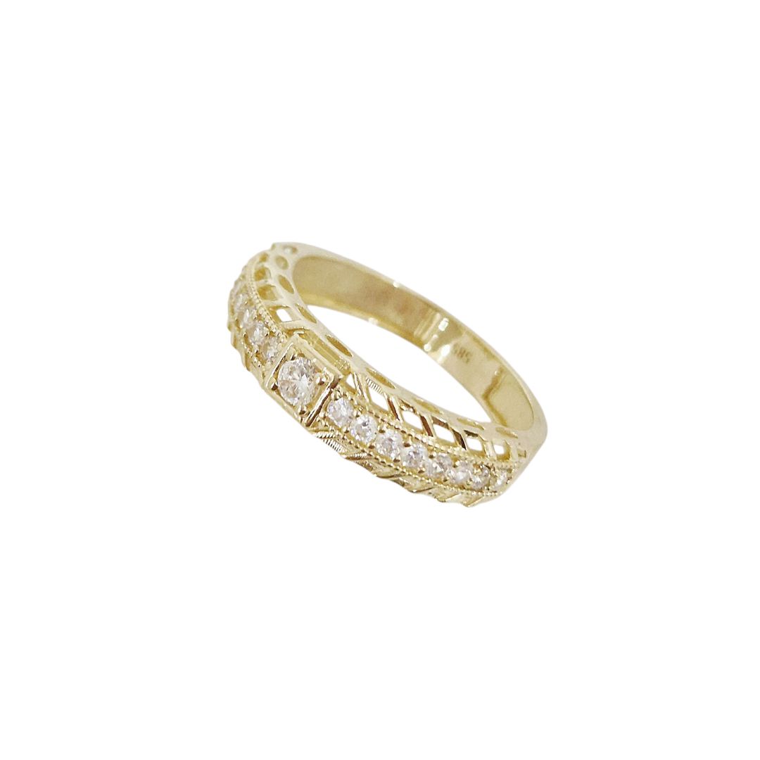 Üzük kişilər üçün Azgold_10064, qızıl 585 əyar VJ266485 — Mallar, Bakı (2)