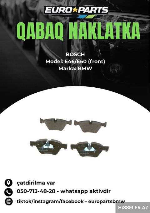 Bmw E46 E60 Qabaq Naklatka — Bakı