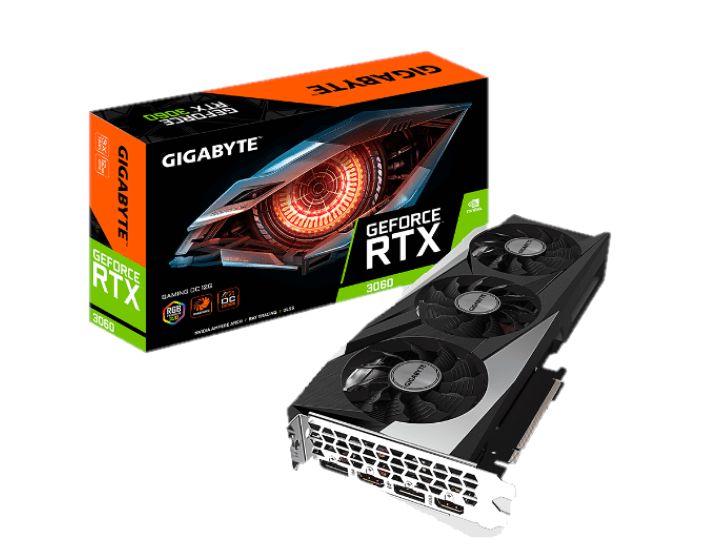 Videokart Gigabyte GeForce RTX 3060 Gaming OC 12G — Qrafik kartlar, Bakı