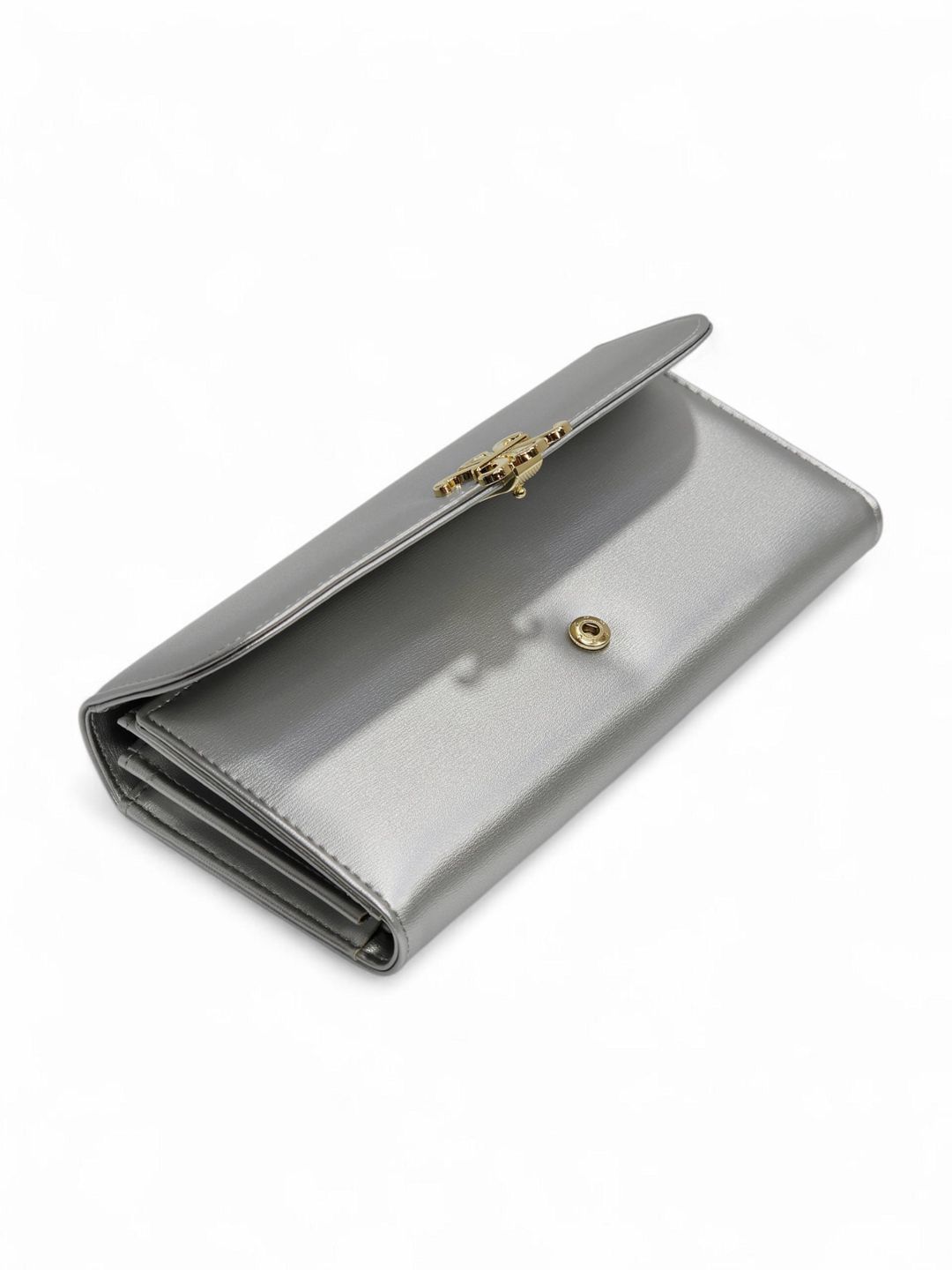 Pul kisəsi 6805-B153, gümüşü, poliuretan, 9 sm — Mallar, Bakı (2)