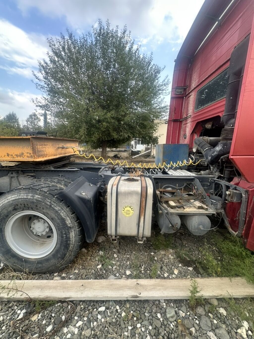 Ağır texnika daşımaq üçün traktor qoşqu komplekti - Çəkmə başlığı 04-BF-747 — Yük maşınları, Ağdam (3)