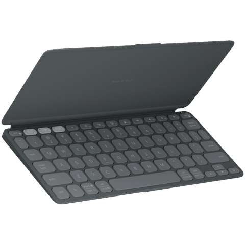Logıtech Keys To Go 2 klaviaturalı örtük, Qrafit — Зарядтау құрылғылары