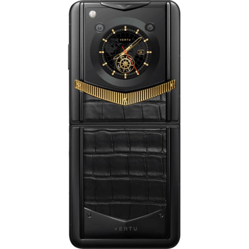 Vertu IronFlip YG Alli 12/512 GB Basalt Black — Motorola, Bakı