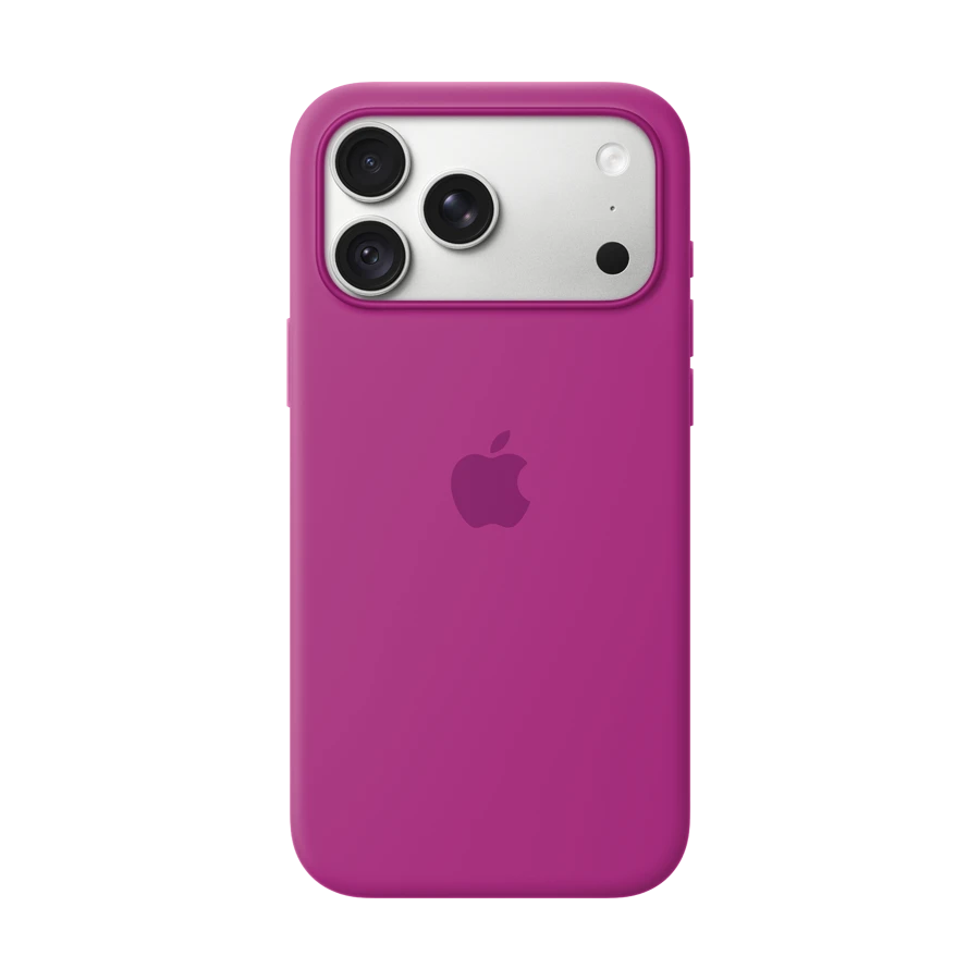 Silikon qoruyucu örtük Apple MagSafe ilə iPhone 18 Pro Max üçün, Magenta — Şarj cihazları, Bakı