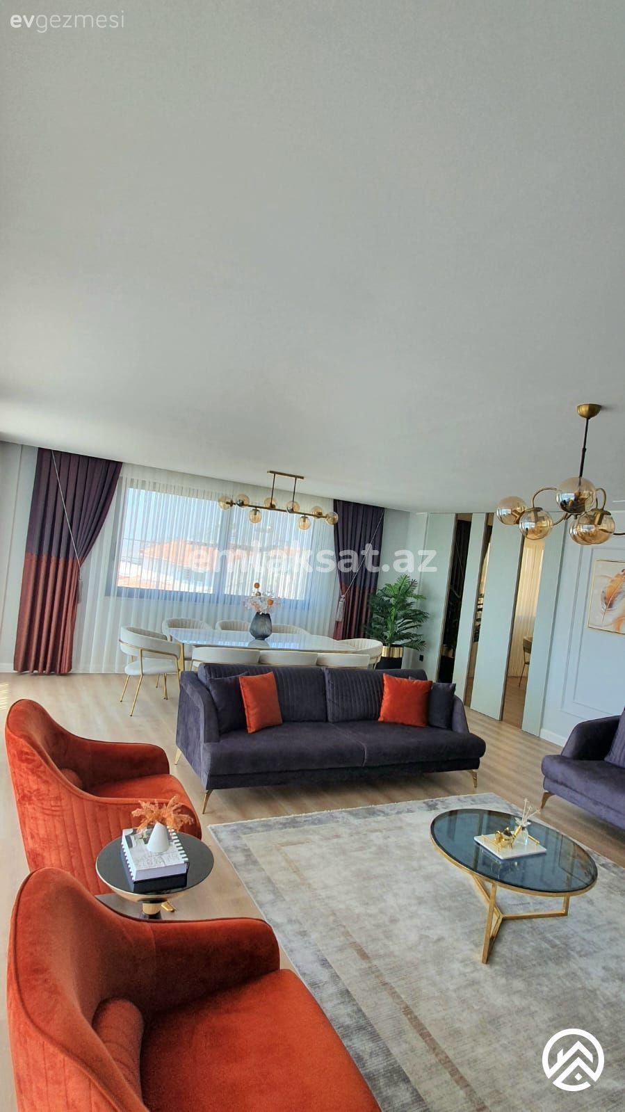 Satılır 4 otaq yeni tikili 180 m², Xətai metrosu — Mənzil, Bakı (2)