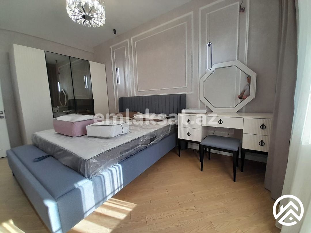 Kirayə (aylıq) 2 otaq yeni tikili 86 m², Elmlər akademiyası metrosu — Mənzil, Bakı (9)