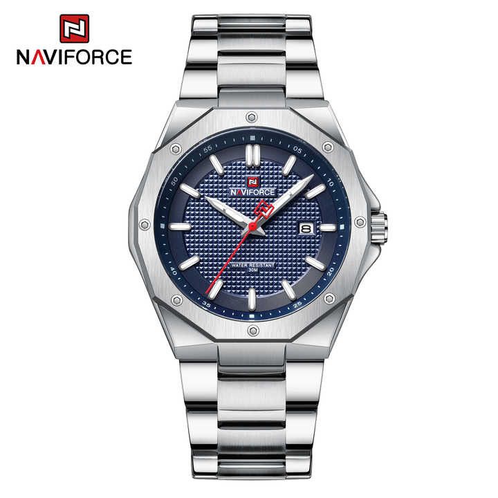 Qol saatı kişilər üçün Naviforce NF9200 Silver/Blue — Mallar, Bakı