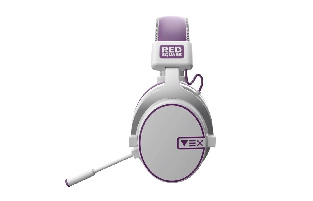 Qulaqlıq Wireless headset Red Square RS319 V3X (RSQ-31019) White/Purple RSQ-31019 — Kompüterlər və noutbuklar, Bakı (2)