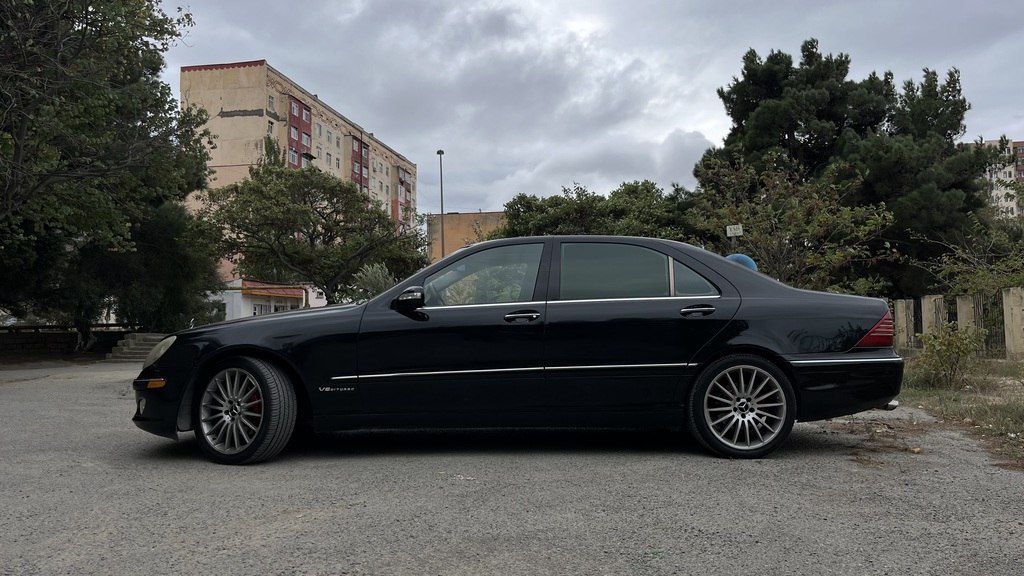 Mercedes S 500, 5.0 L, 2005 il, 333 000 km — Avtomobillər, Bakı (4)