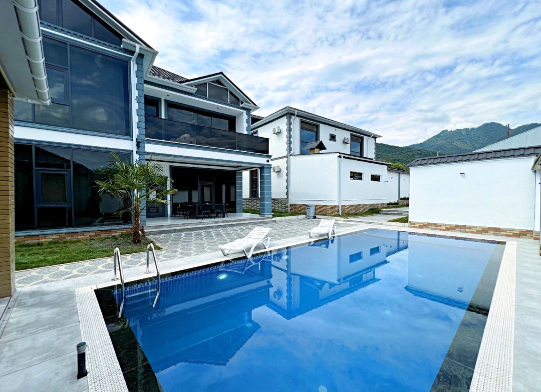 İcarəyə verilir 6 otaqlı həyət evi/bağ evi 308 m² — Ev, villa, Qəbələ (6)