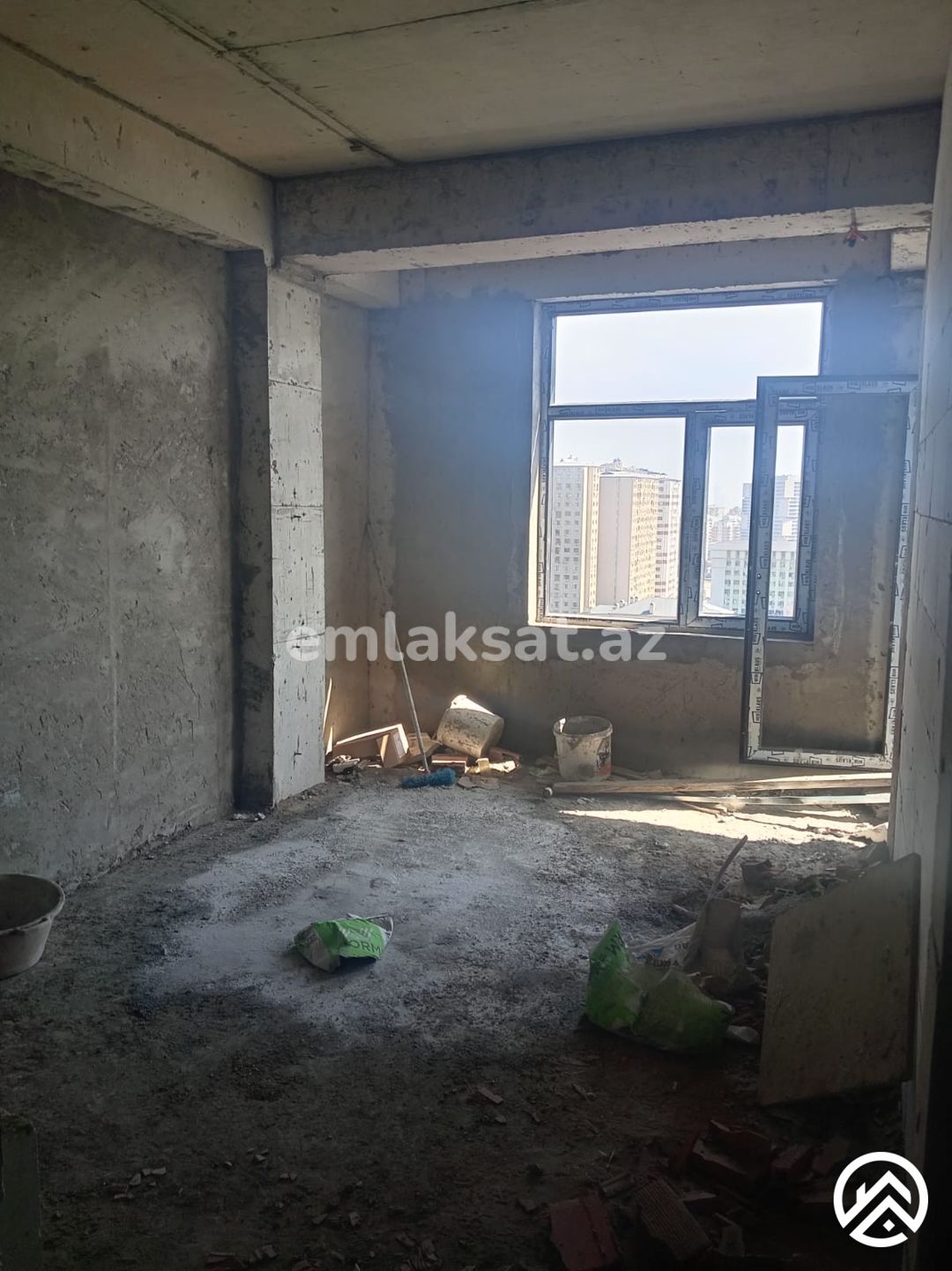 Satılır 1 otaq yeni tikili 44.3 m², İnşaatçılar metrosu — Mənzil, Bakı (5)