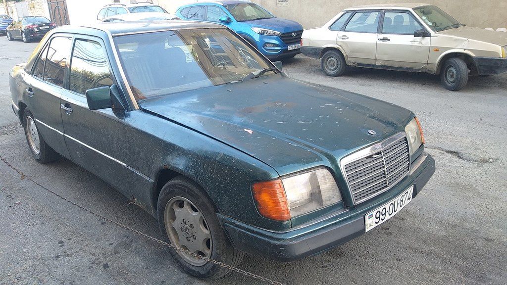 Mercedes 200 D, 2.0 L, 1992 il, 458 623 km 99-OU-874 — Avtomobillər, Bakı (2)