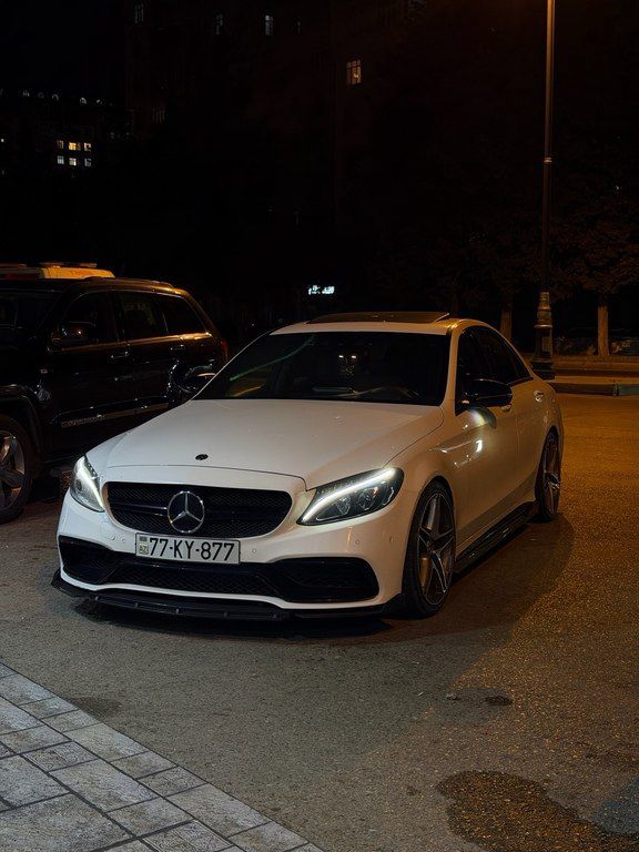 Mercedes C 220 d, 2.1 L, 2017 il, 150 000 km 77-KY-877 — Avtomobillər, Bakı