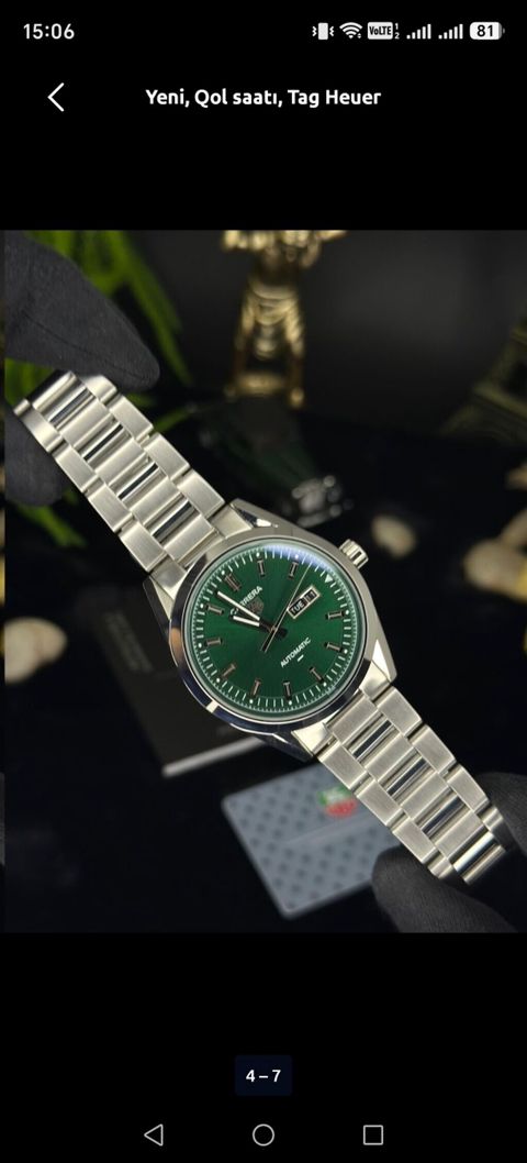Yeni, Qol saatı, Tag Heuer, rəng - Göy — Bakı