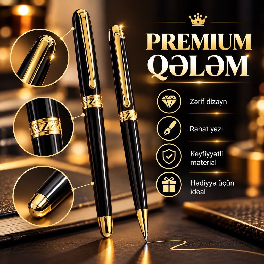 Premıum Qələm – zəriflik və rahat .Məllimələr gununə ozəl hədiyyə — Ofis malları, Bakı (5)