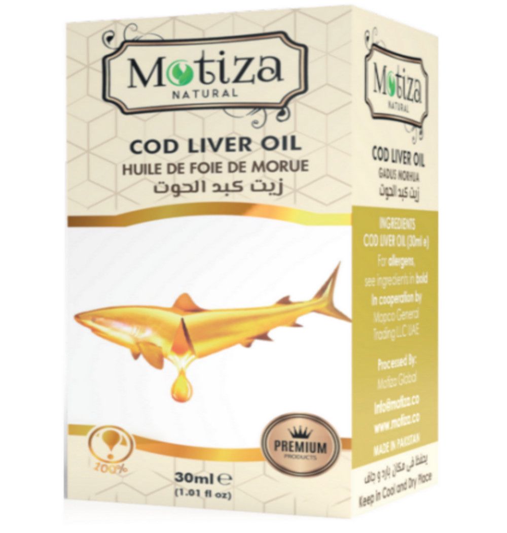 Balıq yağı Motiza cod liver oil 30ml — Mallar, Bakı