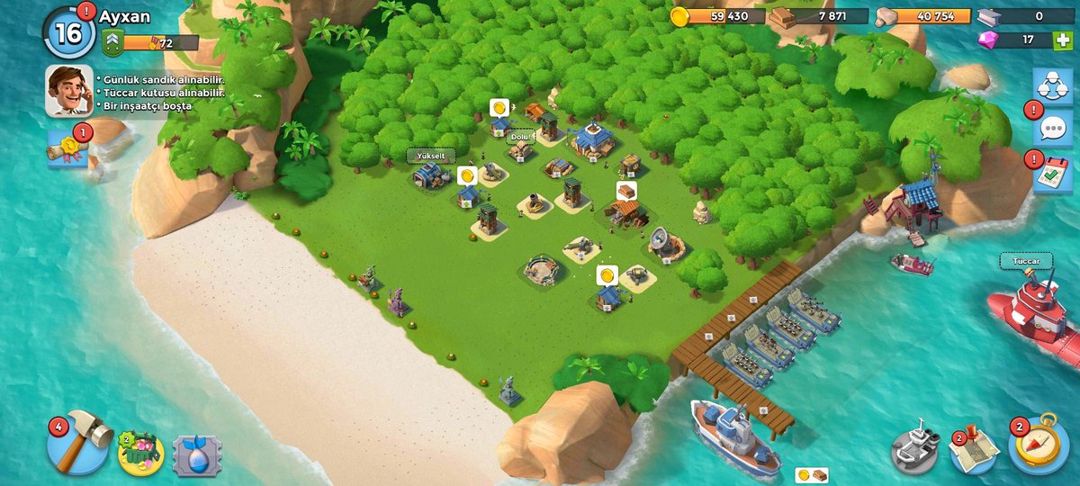 Boom Beach hesab — Mallar, Gəncə (2)