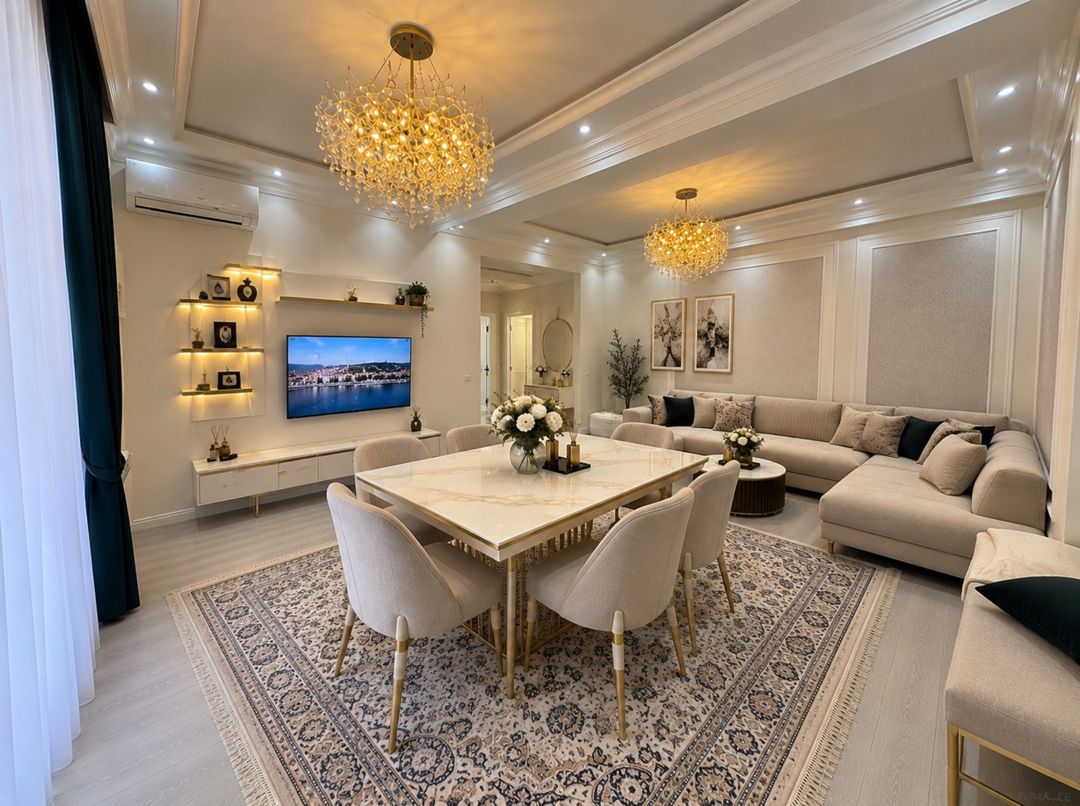 İcarəyə verilir 3 otaqlı yeni tikili 130 m² — Mənzil, Bakı