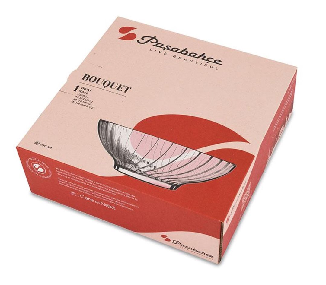Kasa Pasabahce Bouquet 530124, şüşə, şəffaf, 1370 ml, 21 sm — Mallar, Bakı (3)