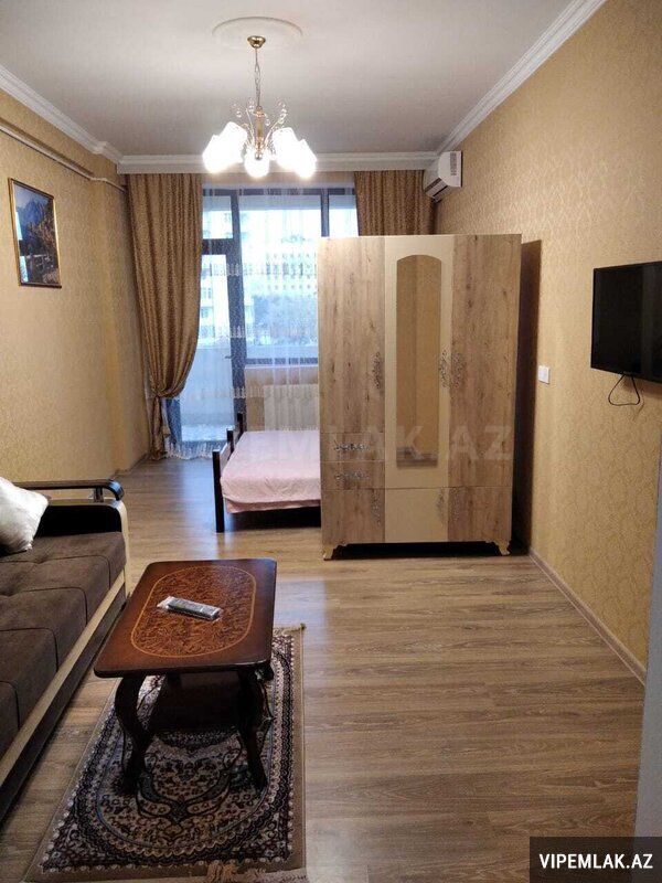 Nəsimi rayonunda 1 otaqlı Yeni tikili Kirayə verilir, 49 m² — Mənzil, Bakı (2)