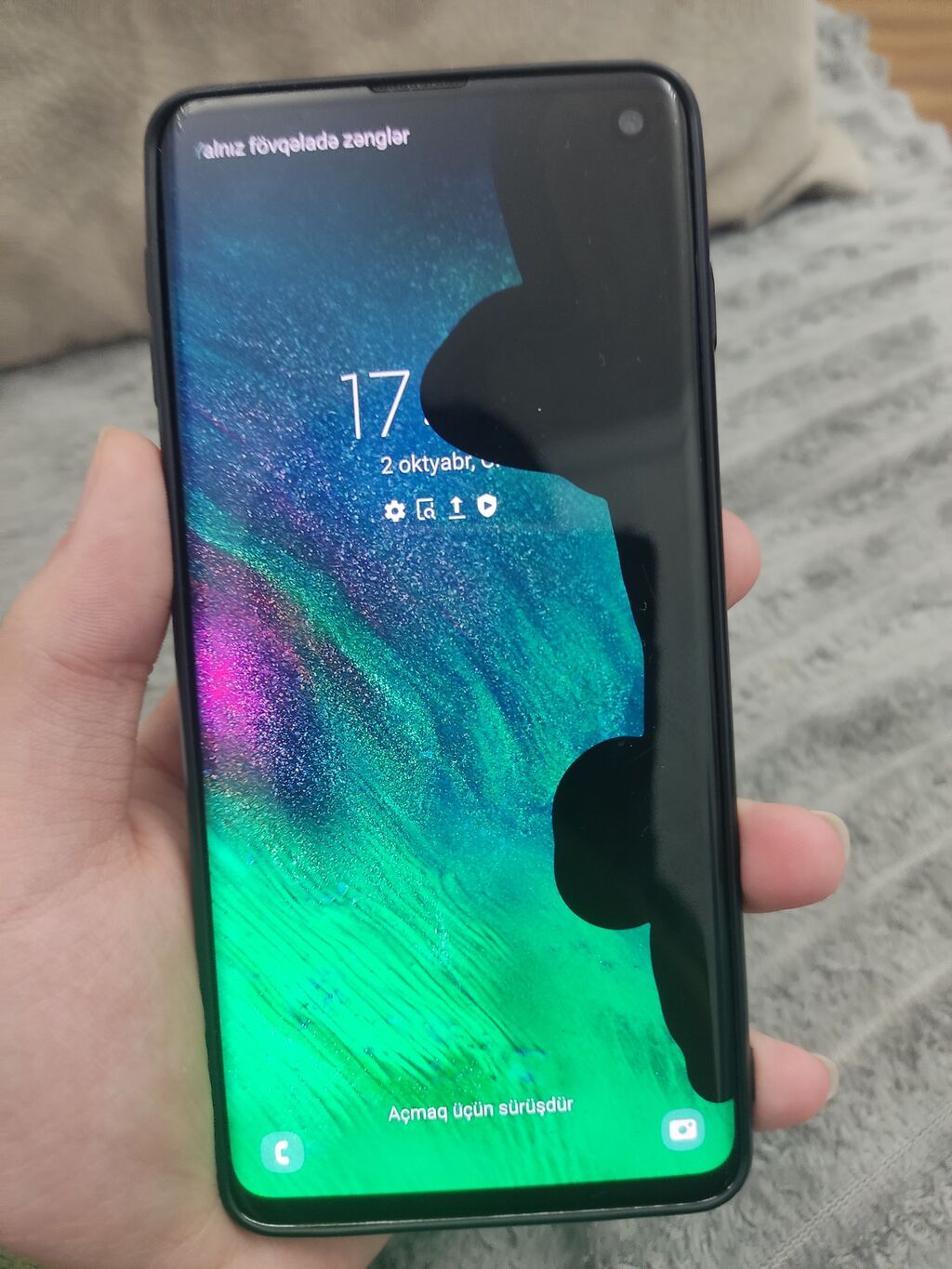 Samsung Galaxy S10, 128 GB, rəng - Ağ, Qırıq — Samsung, Xırdalan (2)