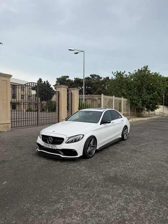 Mercedes C 220 d, 2.1 L, 2017 il, 150 000 km 77-KY-877 — Avtomobillər, Bakı (5)