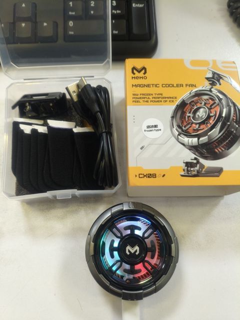 MEmo CX08 Magnetic Cooler Fan Telefon souyuducusu Güclü soyutması var — Bakı