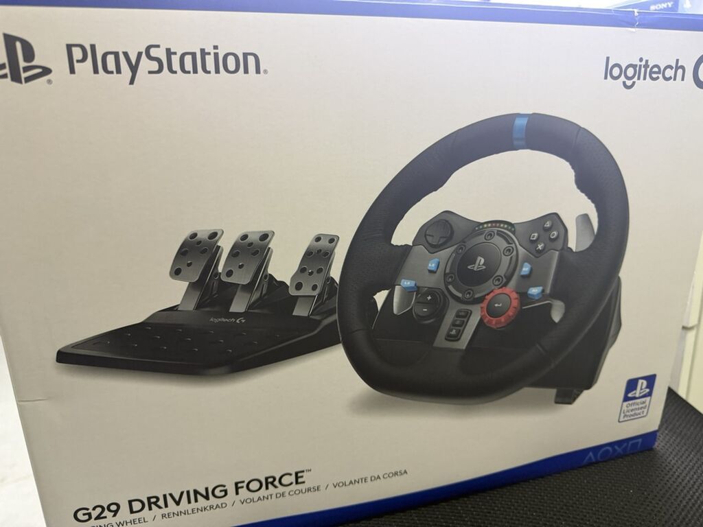 Logitech G29 Driving Force sükan və pedallar dəsti + Logitech Driving — Aksesuarlar, Masazır (3)