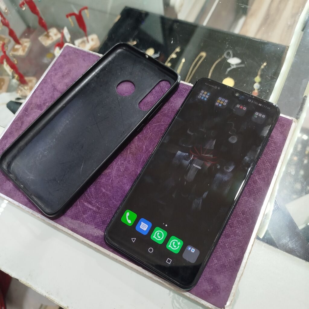 Huawei P30 Lite, 128 GB, rəng - Qara, Barmaq izi — Huawei, Bakı