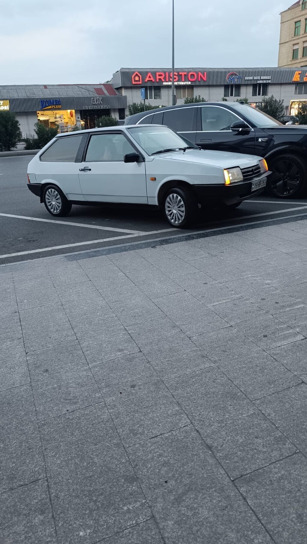 Model: Lada Samara (VAZ 2108) 3 qapı, ağ rəng Kuzov: Hetçbek Ön 19-BB-263 — Avtomobillər, Bakı (5)